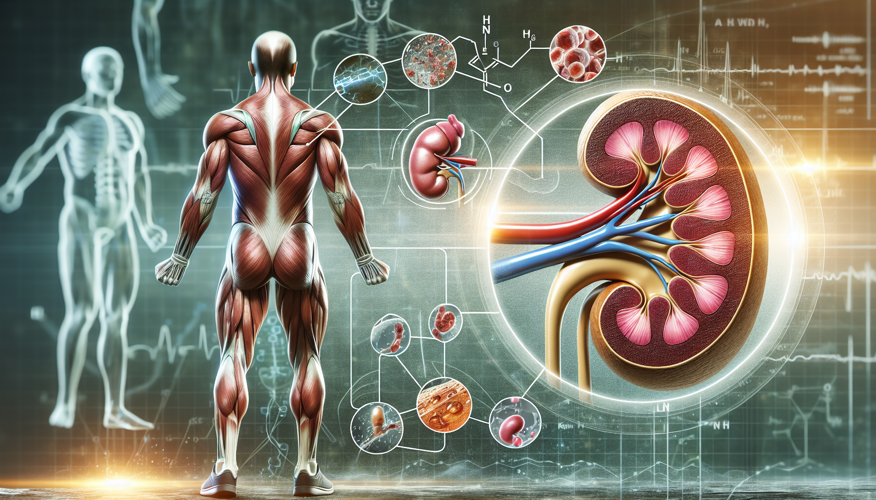 과도한 근육운동이 신장을 나빠지게 하는 과학적 원리-첫번째