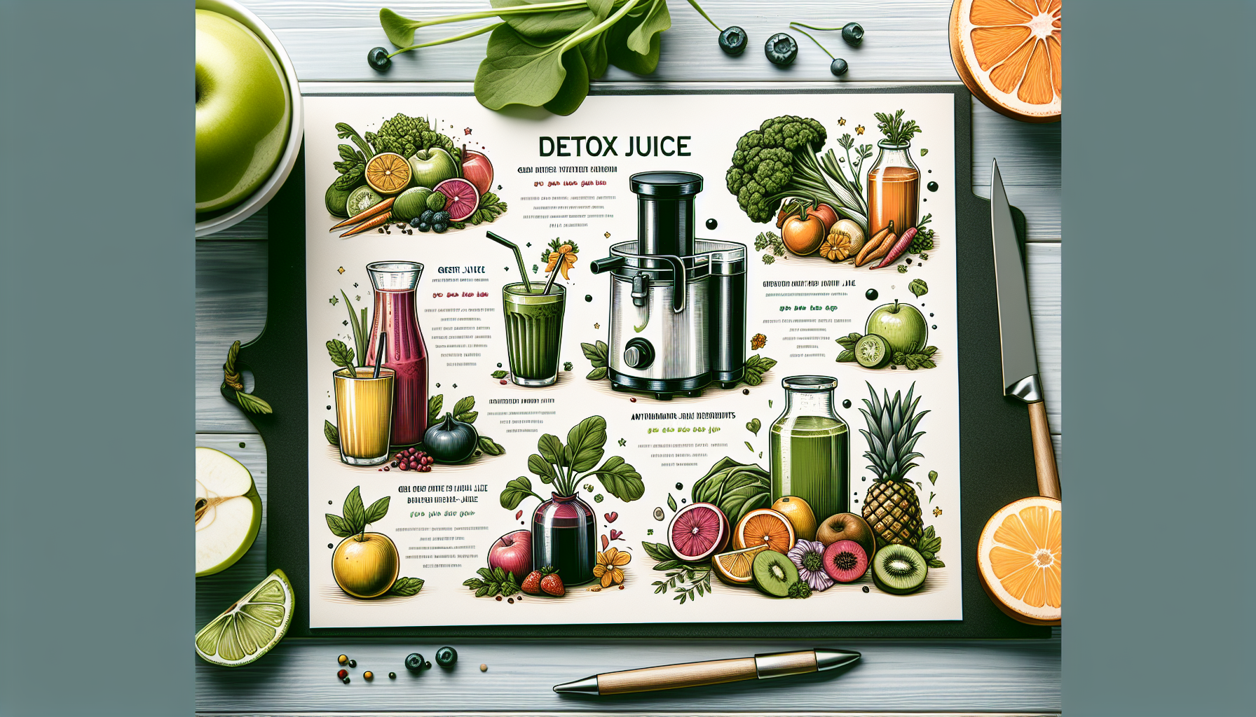 장 건강에 좋은 해독 주스 레시피 모음 -첫번째