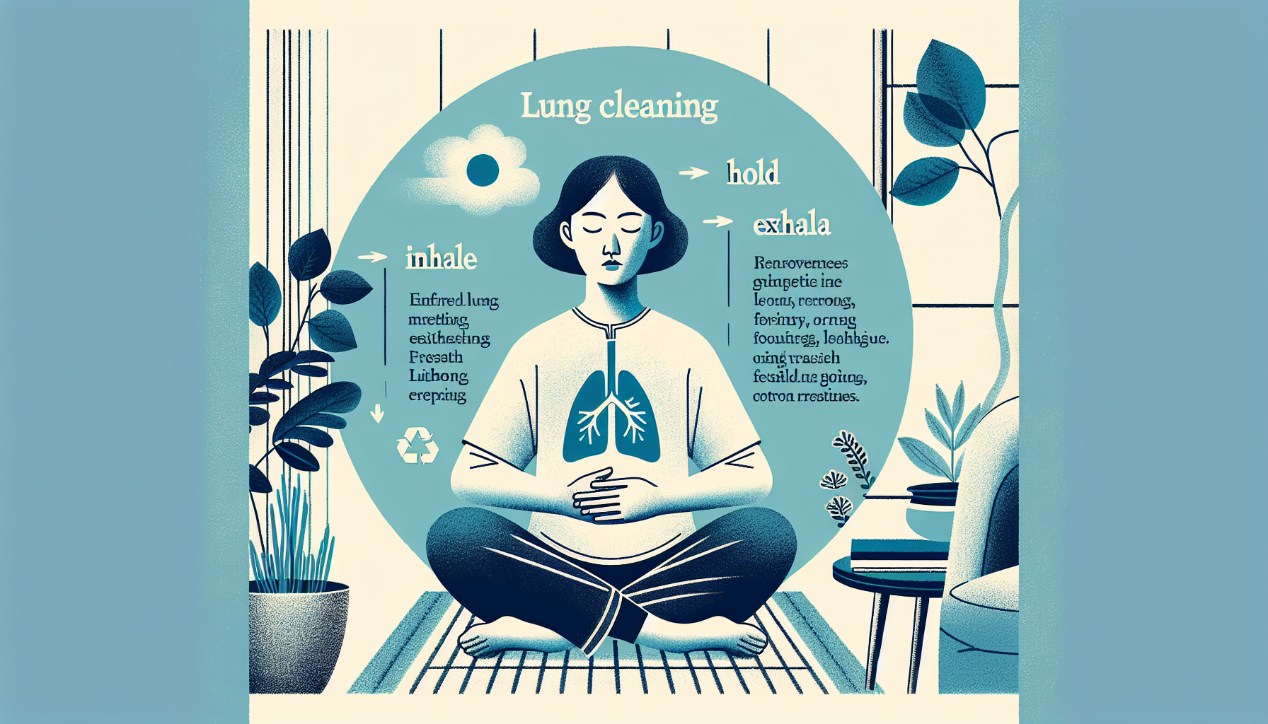 집에서 따라하는 폐청소 호흡 운동법-두번째