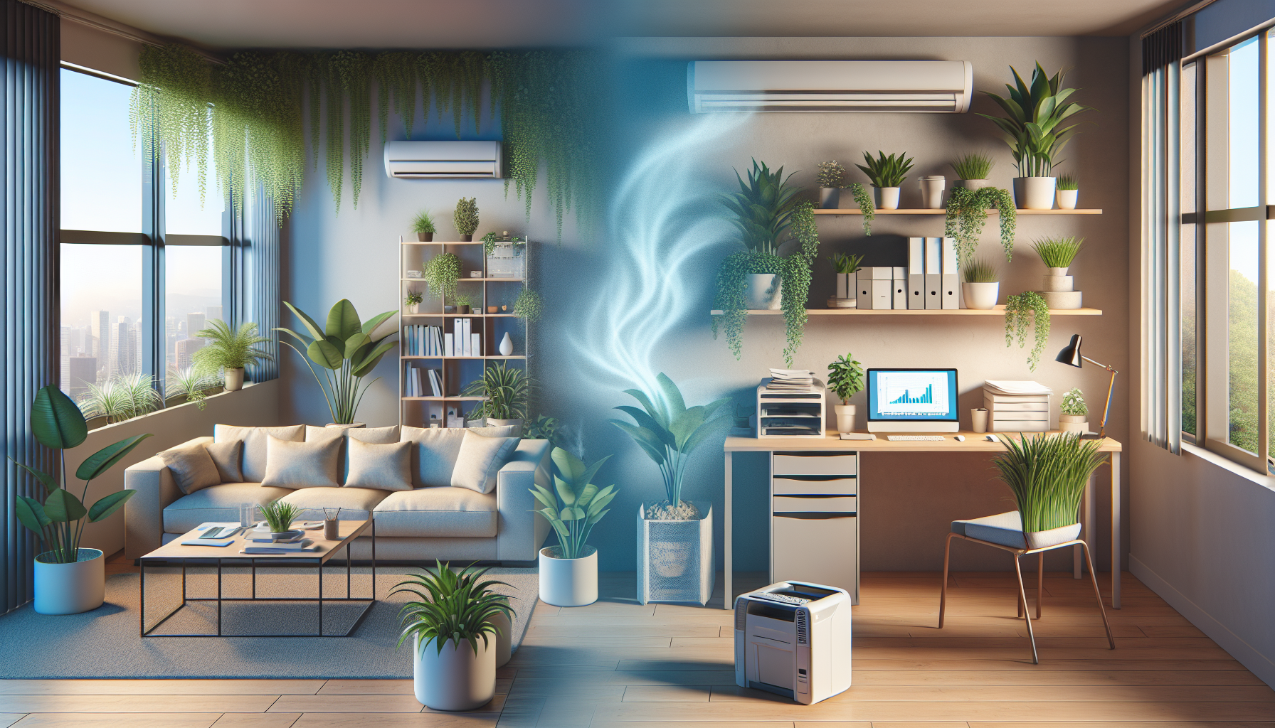 집과 사무실에서 공기정화 식물 활용하기-두번째