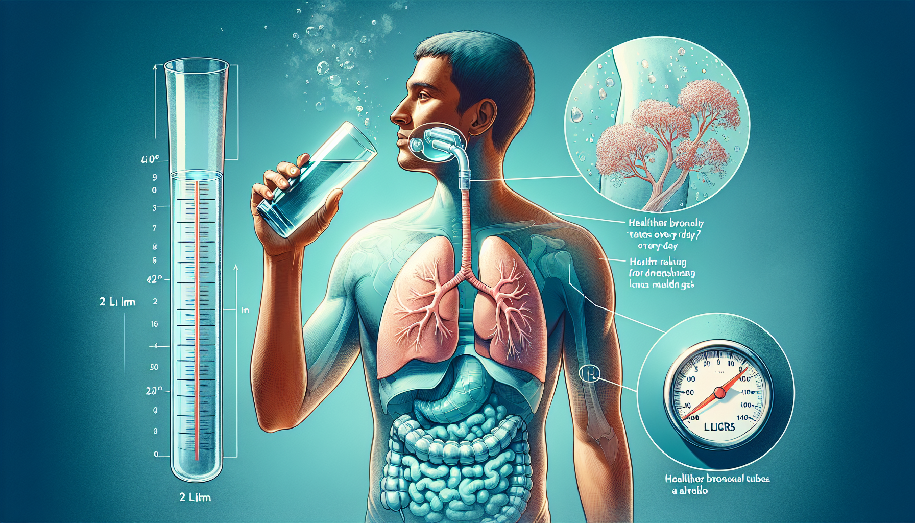 . 하루 물 2리터, 폐 건강에 미치는 효과 -두번째